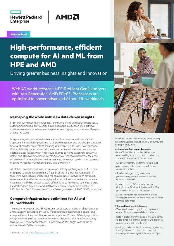 Maximum Efficiency for Inferencing with your AI workloads on HPE ProLiant and NVIDIA GPUs