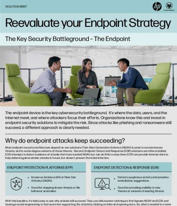 Reevaluate your Endpoint Strategy
