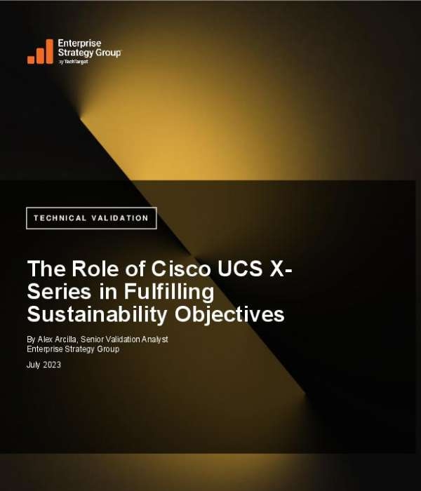 The Role of Cisco UCS-X Series in Fulfilling Sustainability Objectives