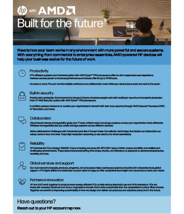 HP and AMD. Built for the Future