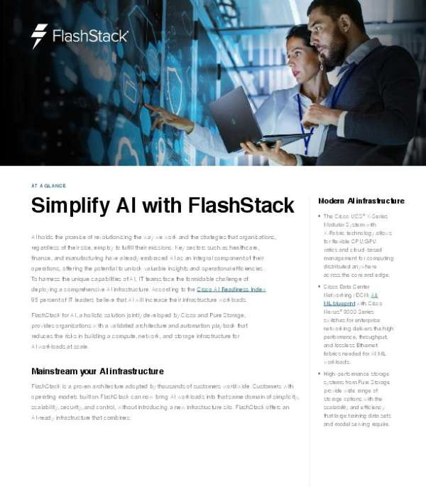 Simplify AI with FlashStack