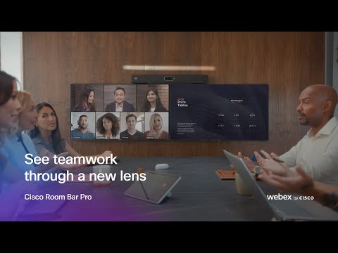 See teamwork through a new lens | Cisco Room Bar Pro