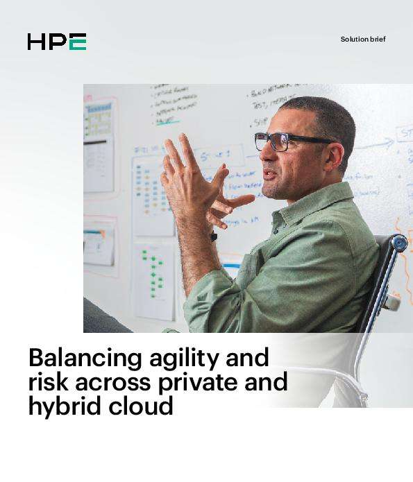 Balancing agility and risk across private and hybrid cloud