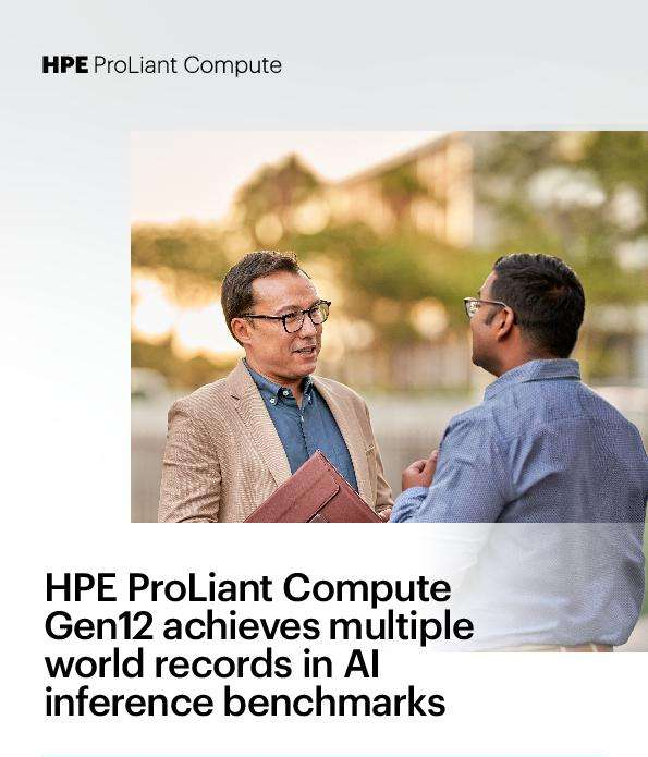 HPE ProLiant Compute Gen12 achieves multiple world records in AI inference benchmarks
