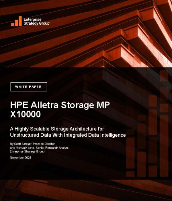 ESG Group Report: HPE Alletra Storage MP X10000