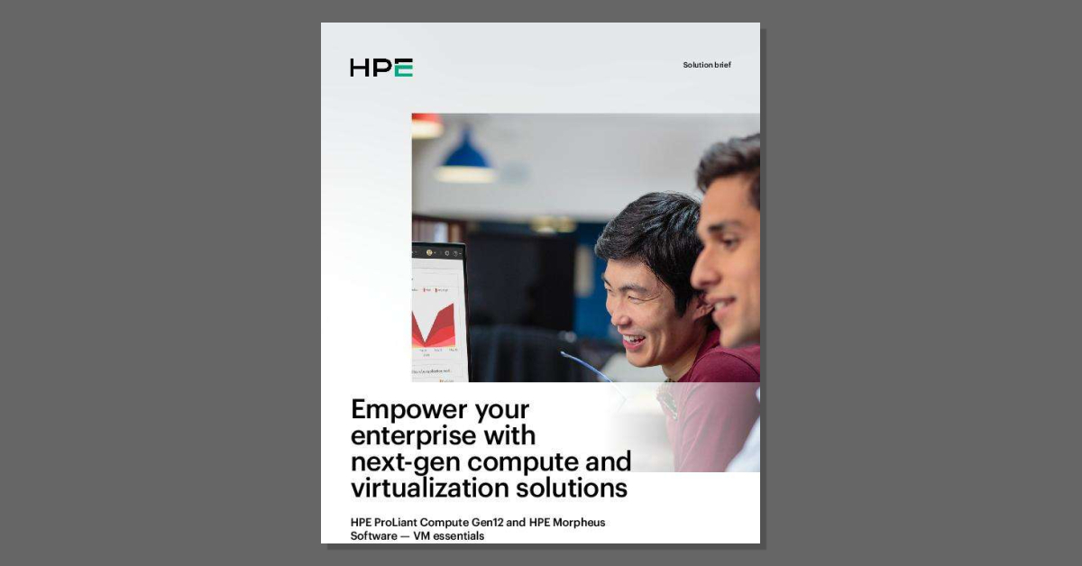 Empower your enterprise with next-gen compute and virtualization solutions