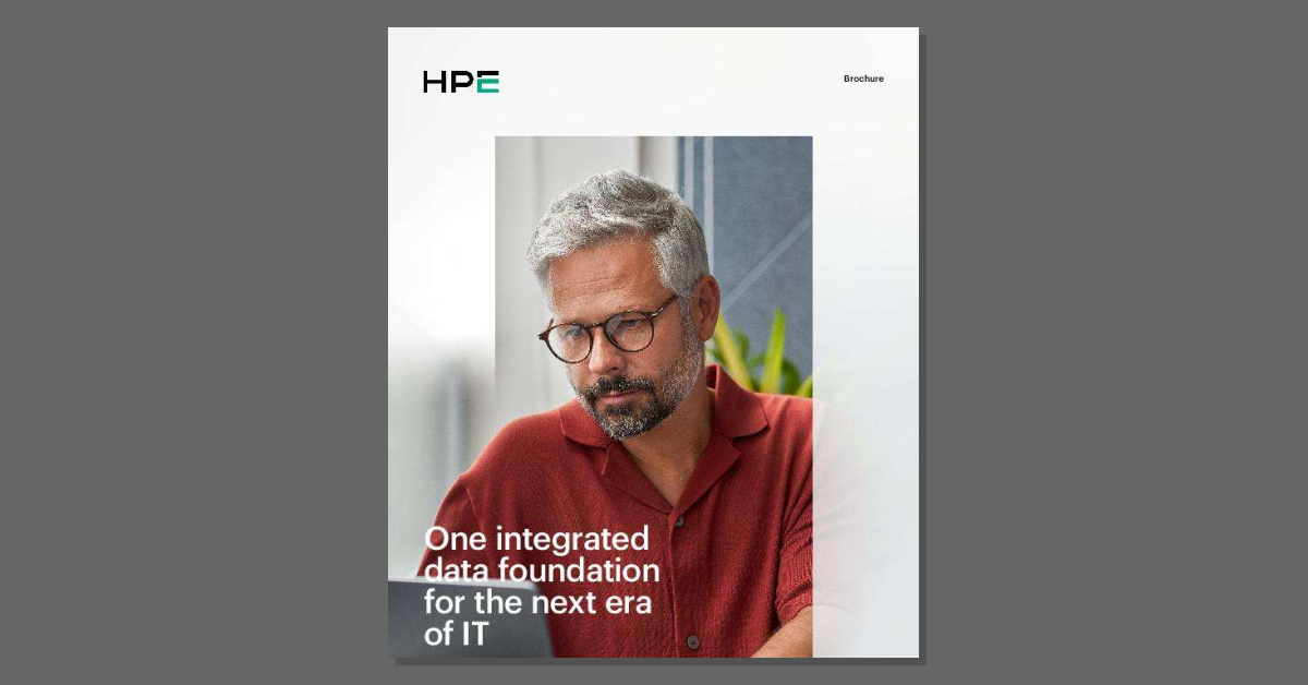 One integrated data foundation for the next era of IT
